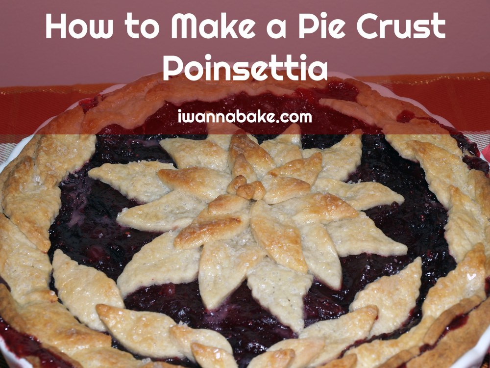 How to Make a Pie Crust Poinsettia
