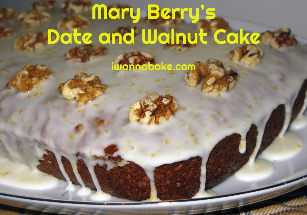 Mary Berry's Date and Walnut Cake