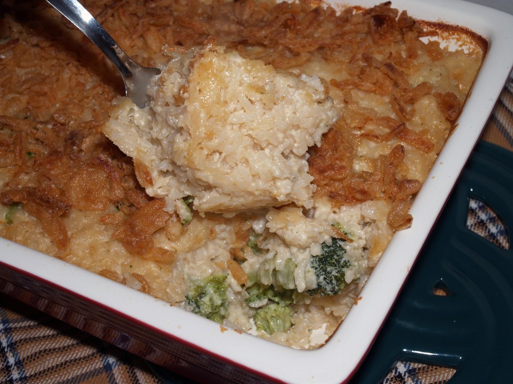 Cheesy Broccoli Rice Casserole