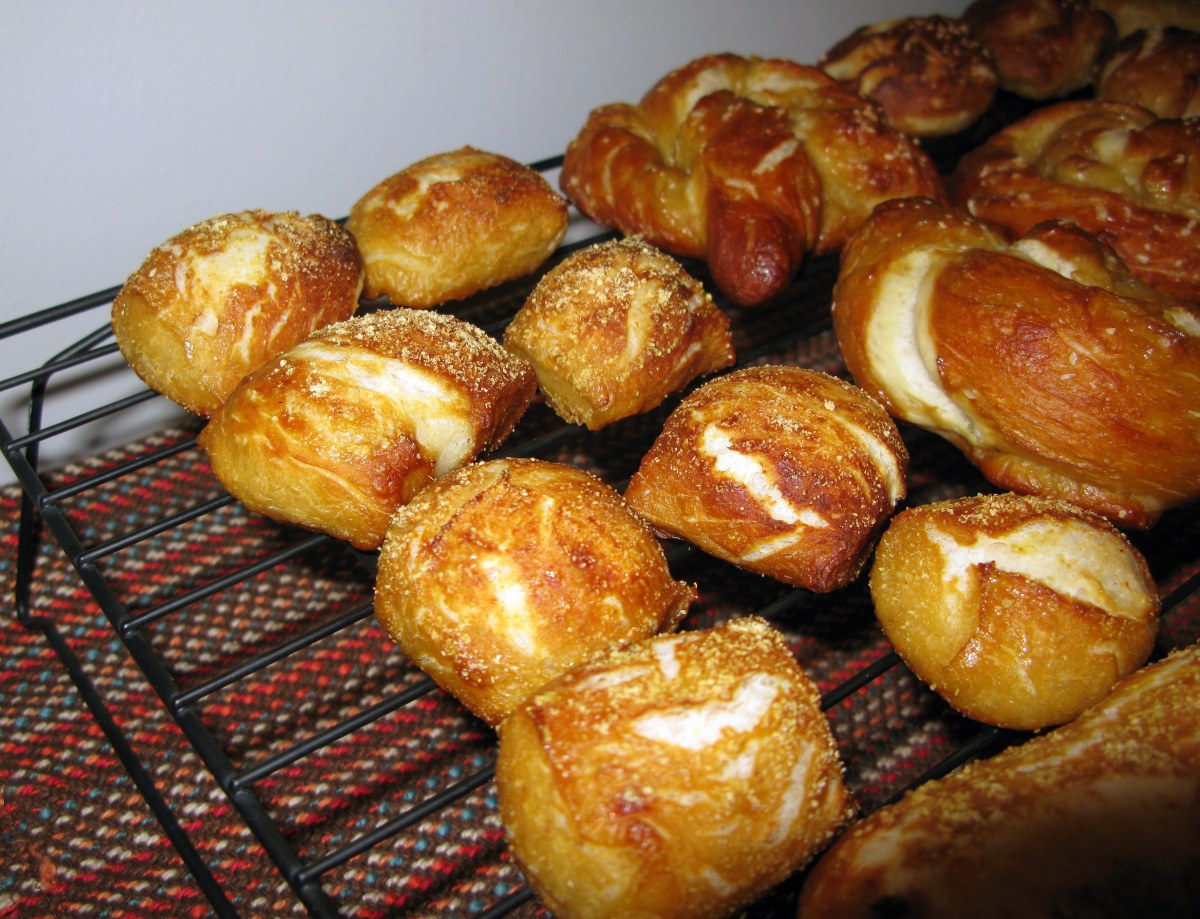 Baked Seasoned Beer Pretzels