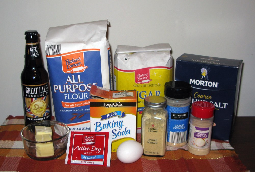 Beer Pretzel Ingredients