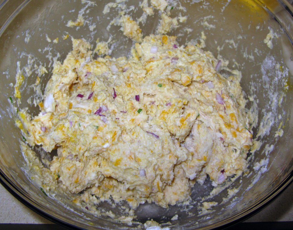 Cheddar and Chive Scone Dough