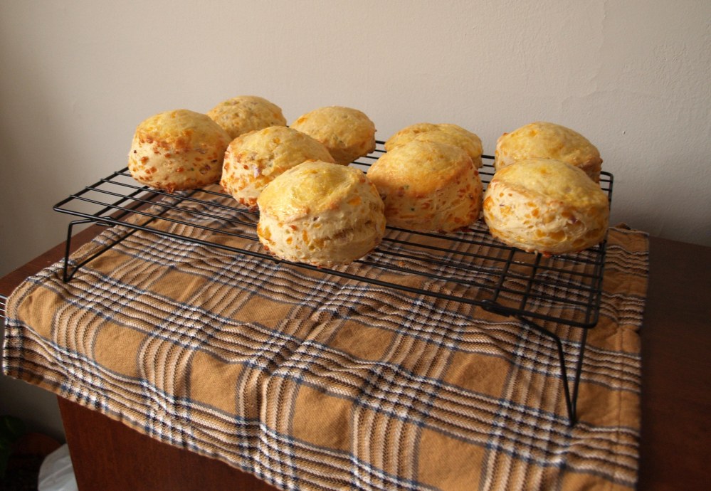 Cooling Cheddar and Chive Scones