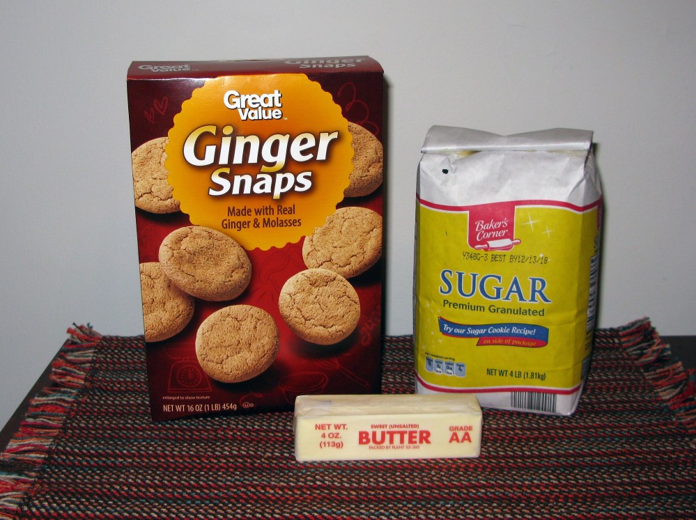 Gingersnap Crust Ingredients