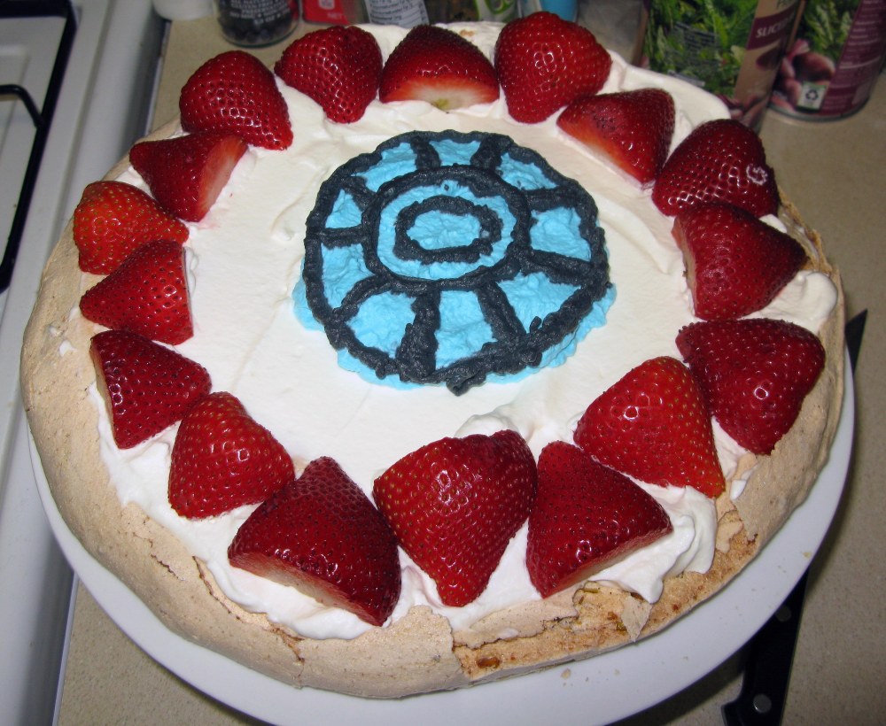 First Strawberry Layer