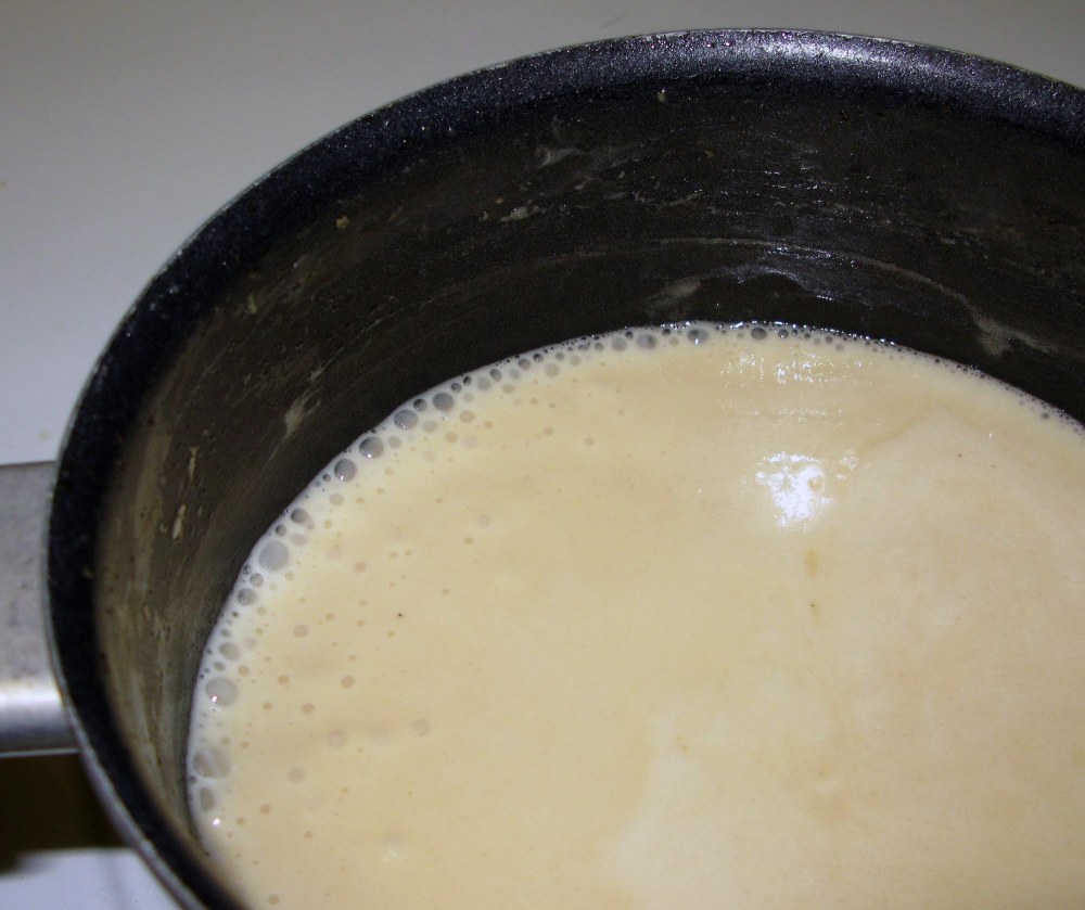 Heated Cream Mixture