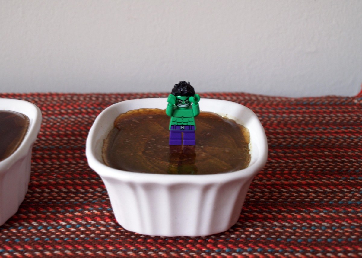 The Incredible Hulk's Spiced Guava Creme Brulee