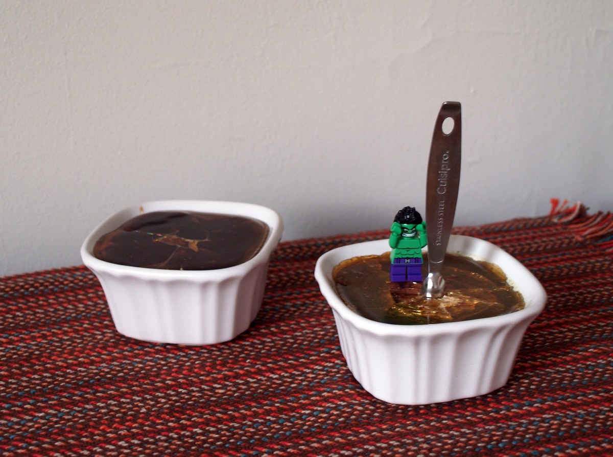 The Incredible Hulk's Spiced Guava Creme Brulee