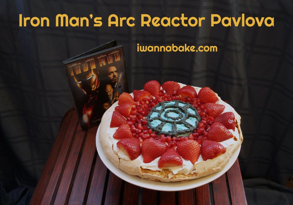 Iron Man's Arc Reactor Pavlova