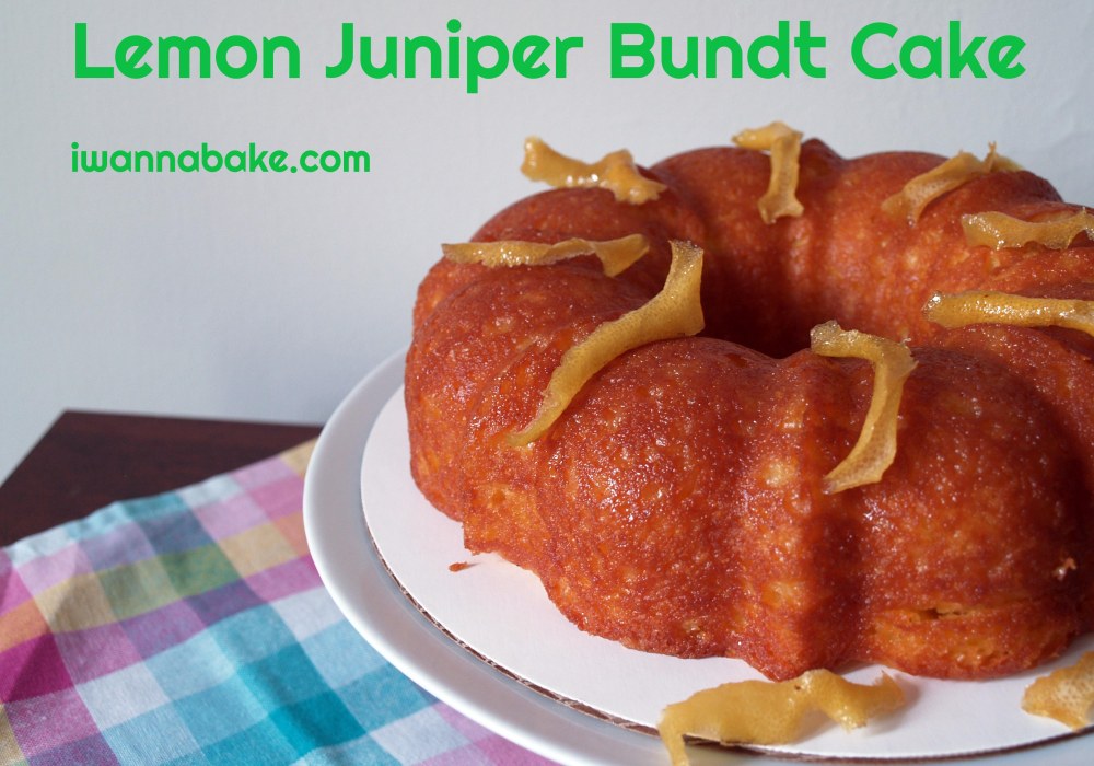 Lemon Juniper Bundt Cake