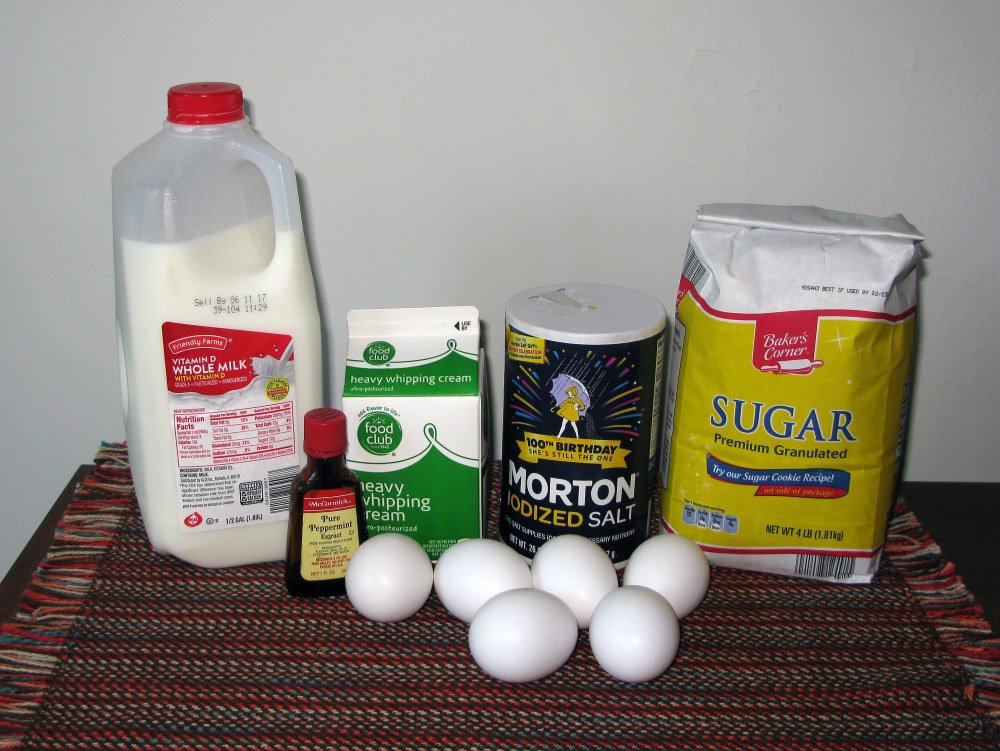 Mint Ice Cream Ingredients