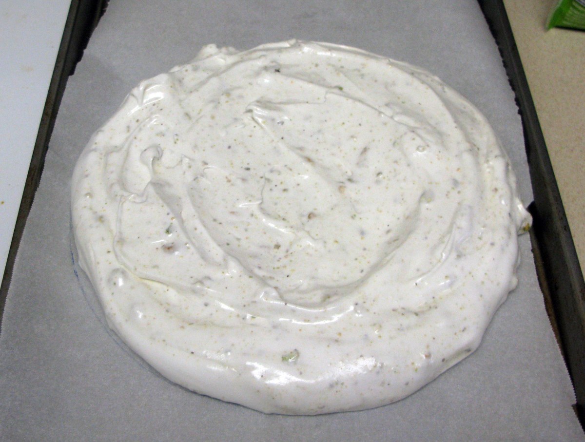 Pavlova Before Baking