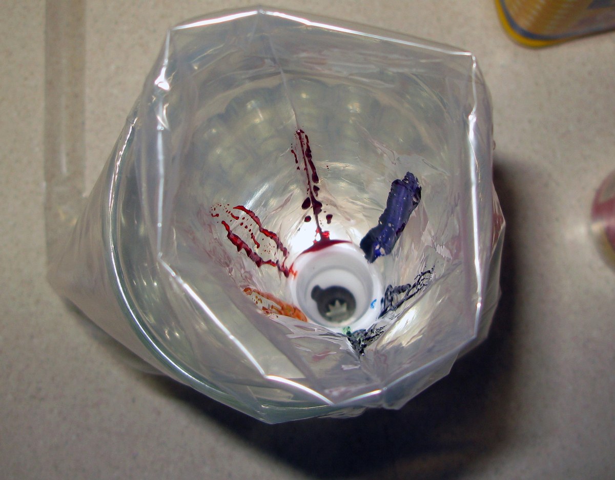 Rainbow Food Coloring in Piping Bag