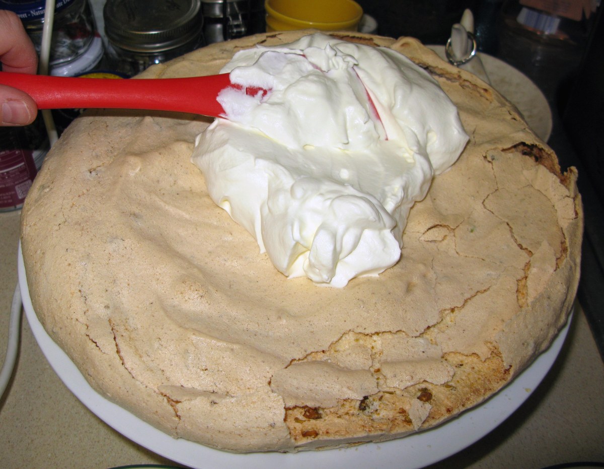 Spreading White Cream Layer