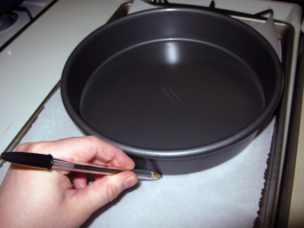 Tracing Circle on Parchment