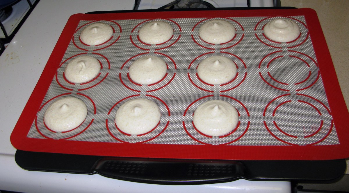 Piped Macaron Shells