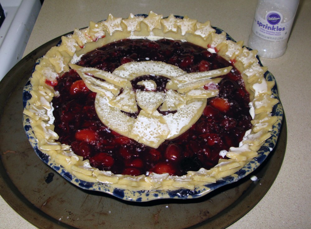 Crust Brushed with Cream and Sprinkled with Sugar