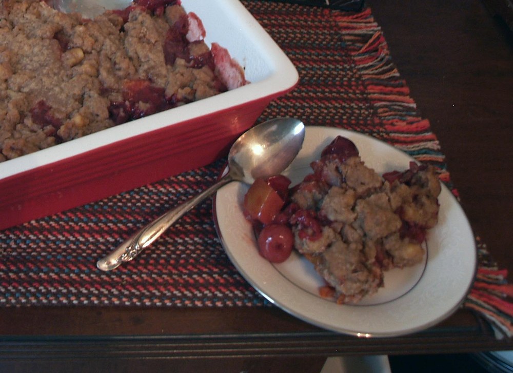 The Avengers' Summer Fruit Crumble