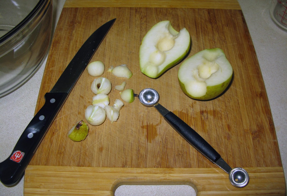 Cored Pear