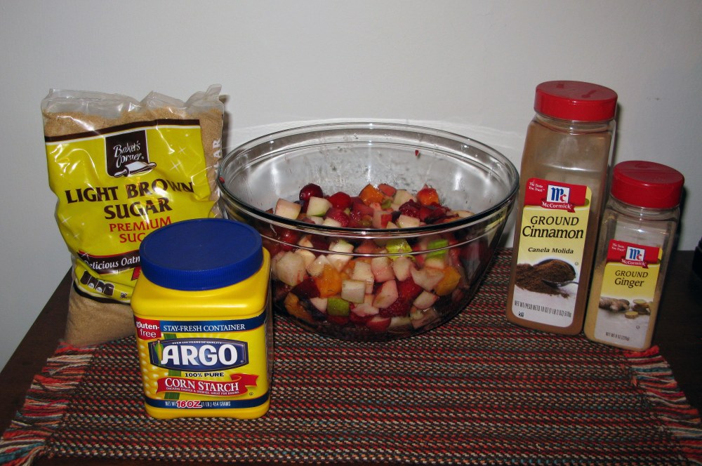 Summer Fruit Crumble Filling Ingredients