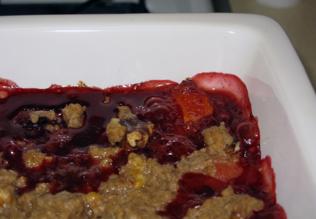 Bubbling Fruit Filling Closeup