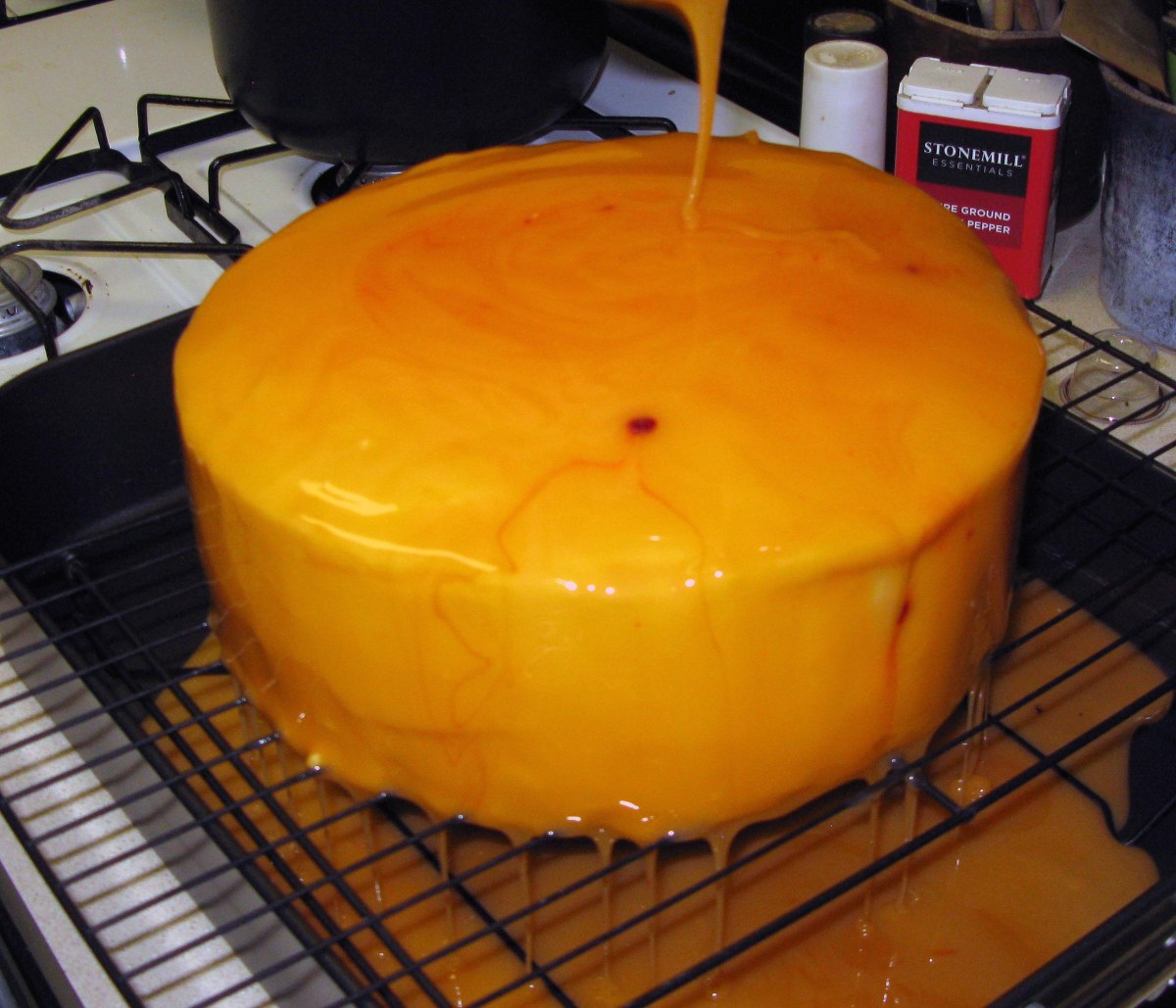 Pouring Mirror Glaze 5