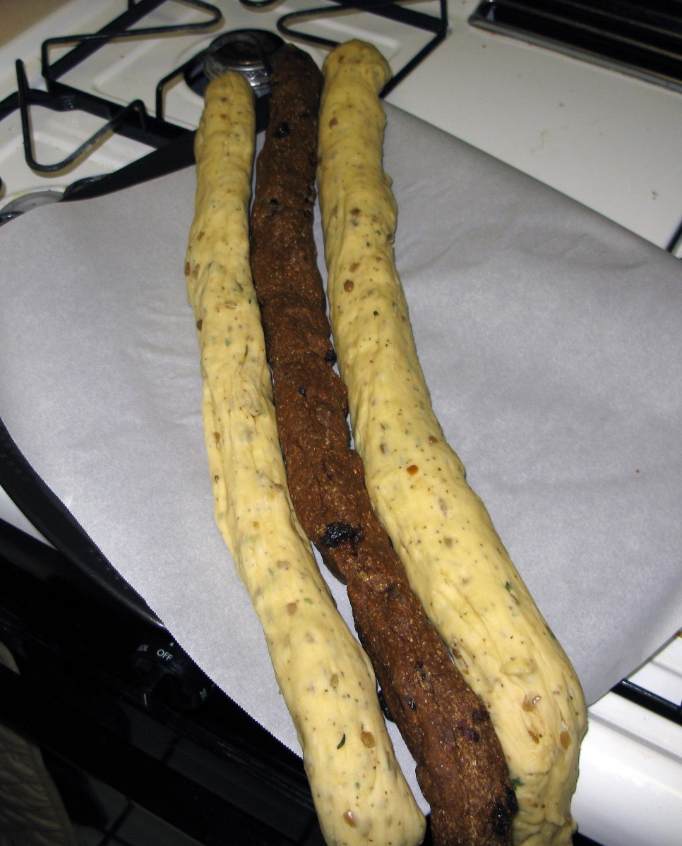 Dough Ropes Before Braiding