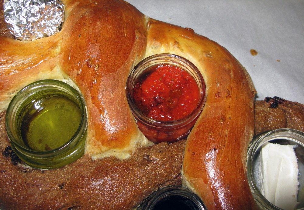 Filled Condiment Jars