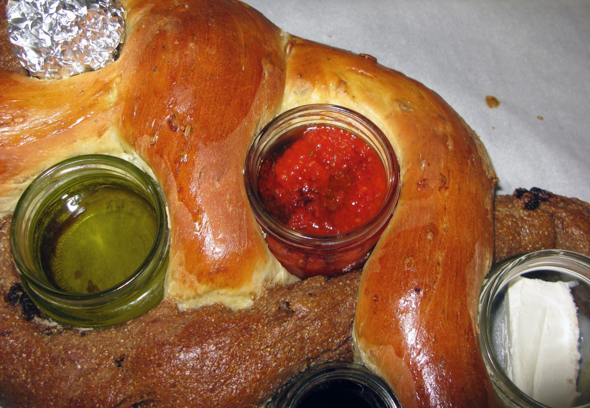 Filled Condiment Jars