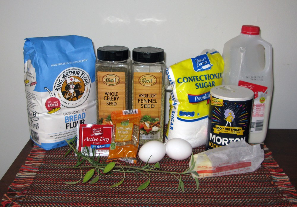 Herb Bread Ingredients