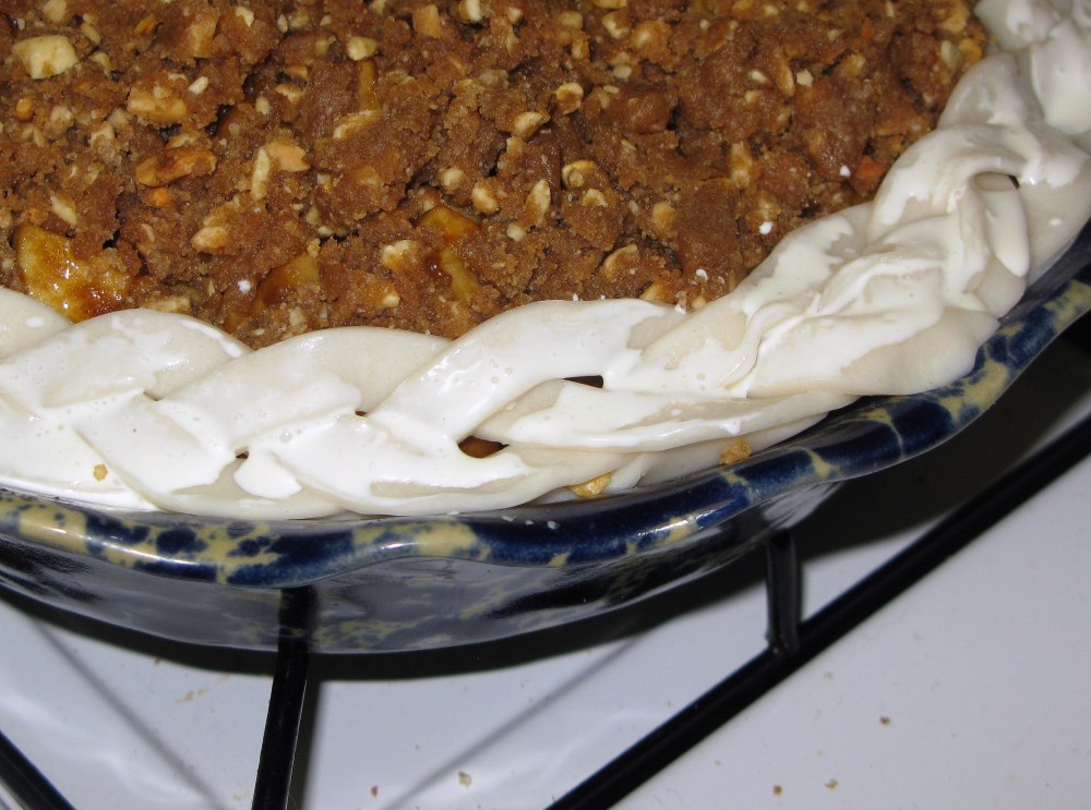 Crust Brushed with Cream