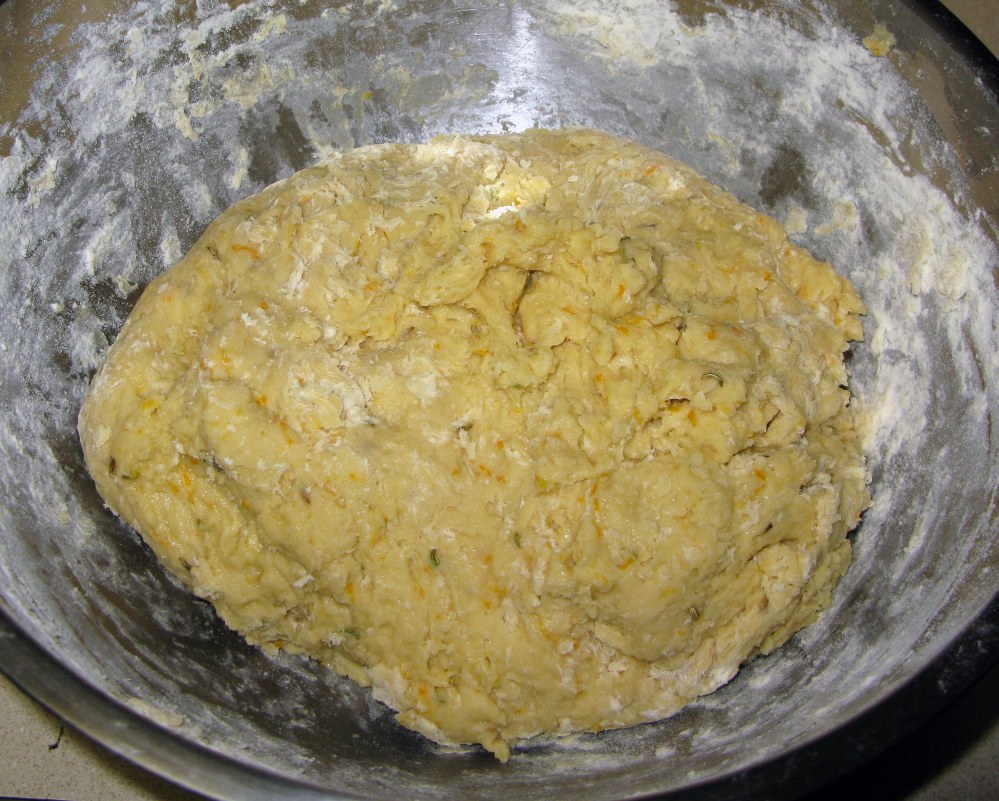Pan de Muerto Dough Before Kneading