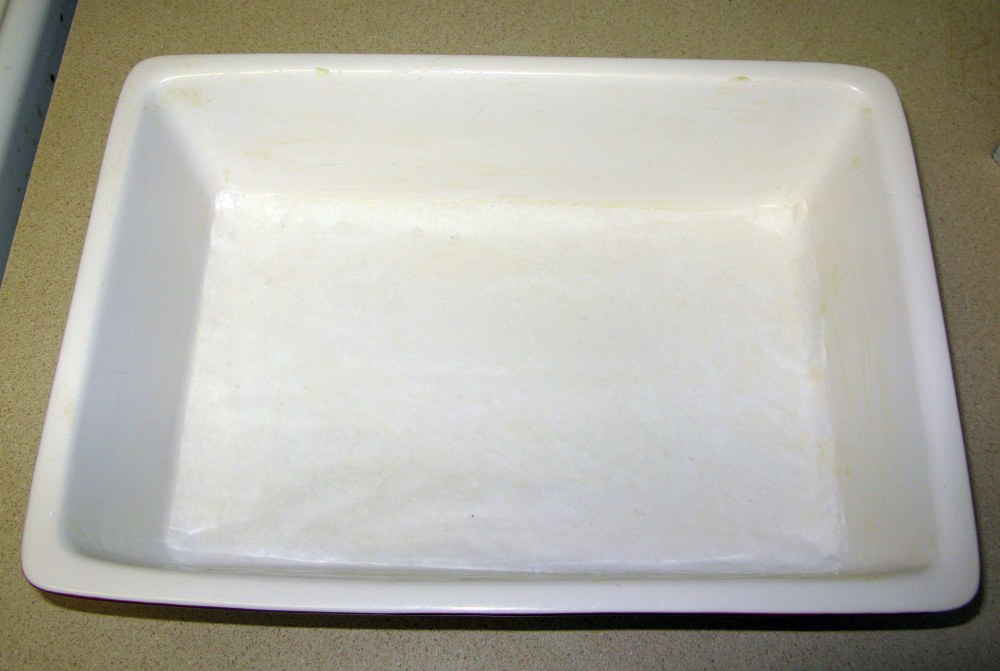 Prepared Baking Dish