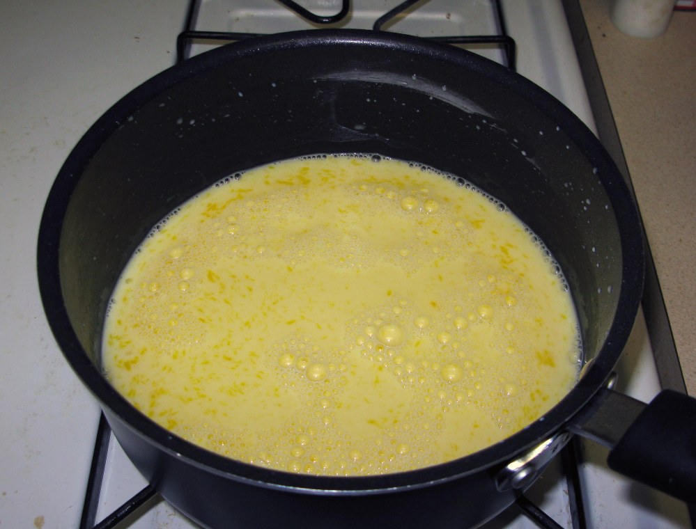 Custard Before Cooking