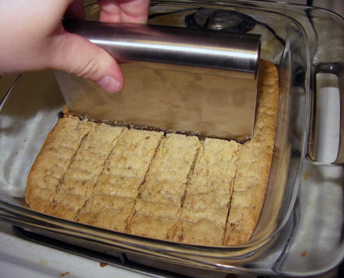 Cutting Shortbread Cookies