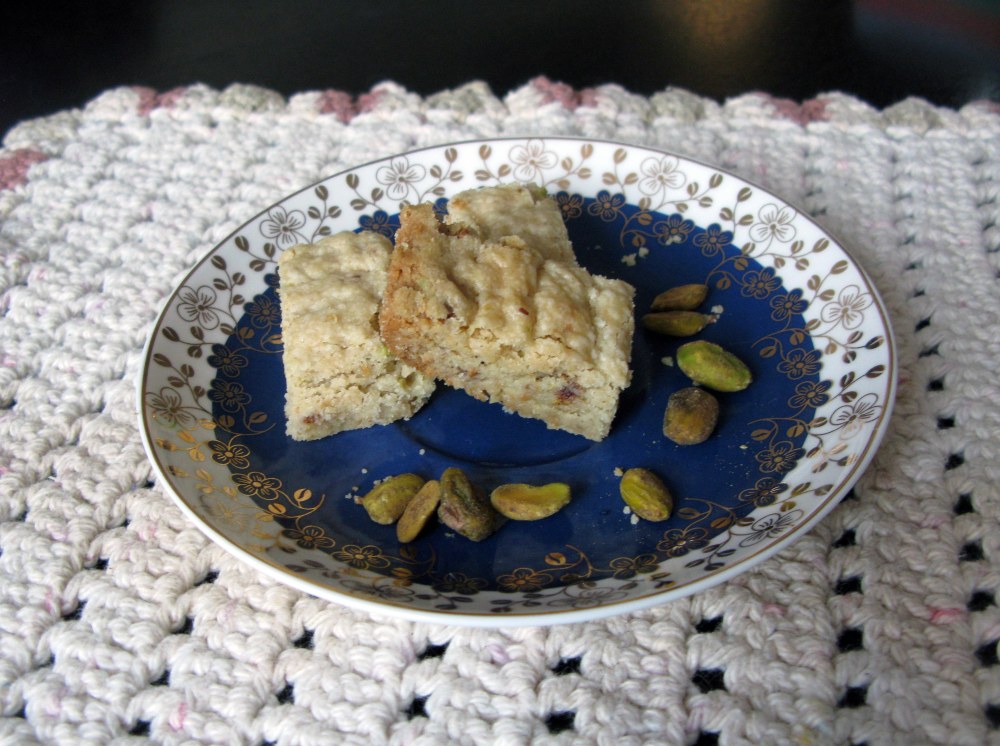 Heath Bar Pistachio Shortbread Cookies