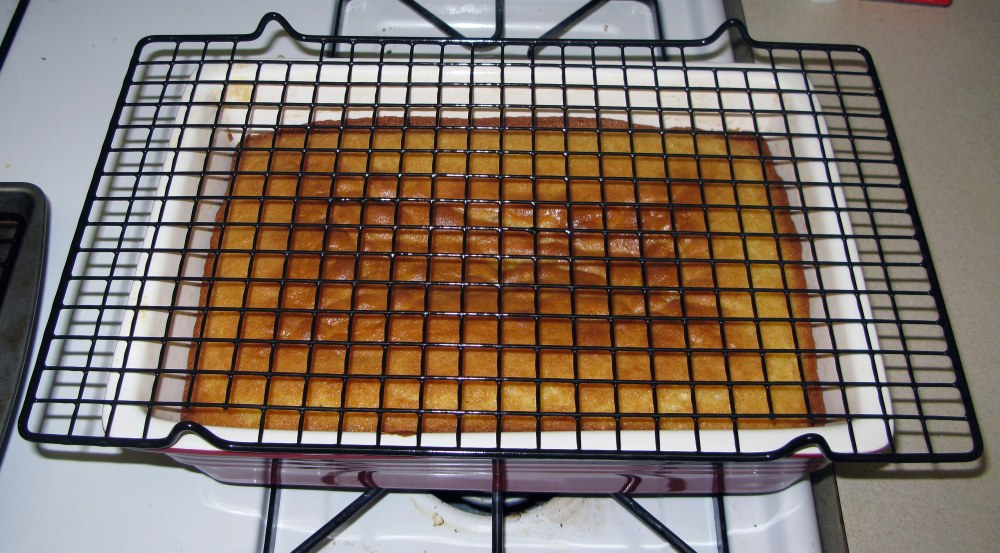 flipping cake  image