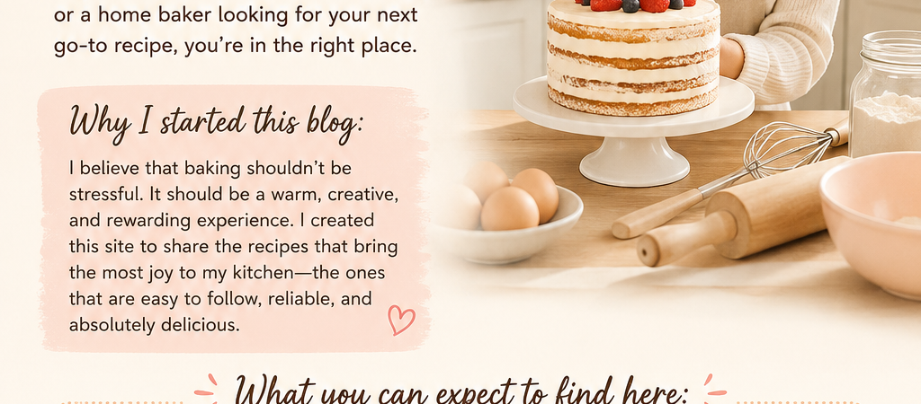 Welcome to I Wanna Bake! Let’s Get Baking.
