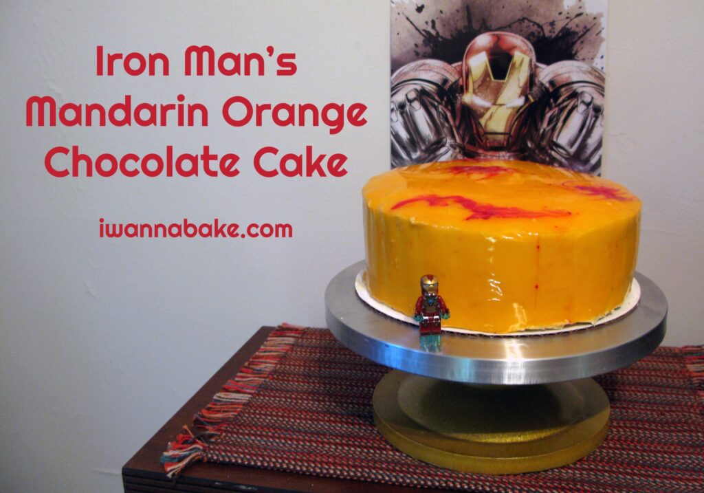 Iron Man’s Mandarin Orange Chocolate Cake