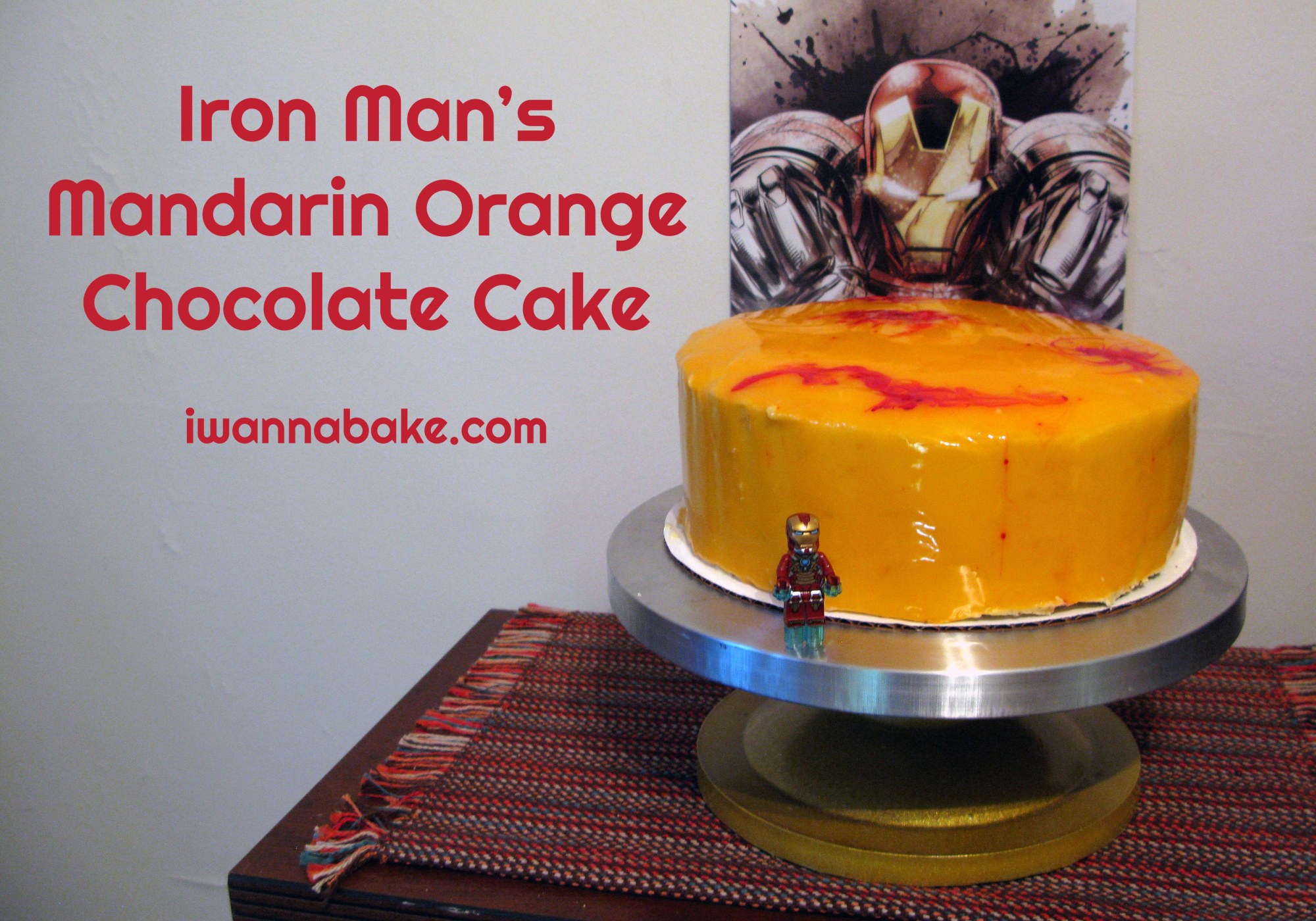 Iron Man’s Mandarin Orange Chocolate Cake