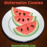 Watermelon Slice Cookies